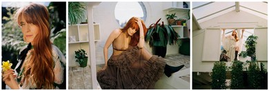 Florence Welch looking at home in Clapton Tram Shed
