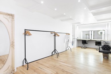 The styling and hair &amp; makeup area in Studio 3