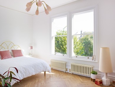 The South Wing's beautiful bedroom