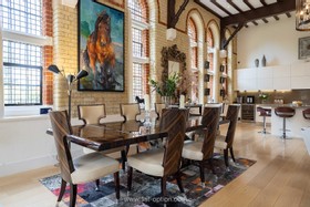 The Abbey - Beams period Gothic fireplace Wood Panelling Opulent - thumbnail