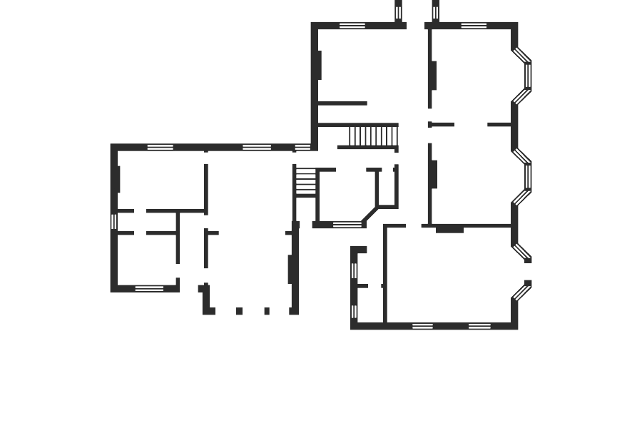 Ashington House - country film location vintage contemporary stylish grounds cinema mansion house home large farm field art interiors - floorplan