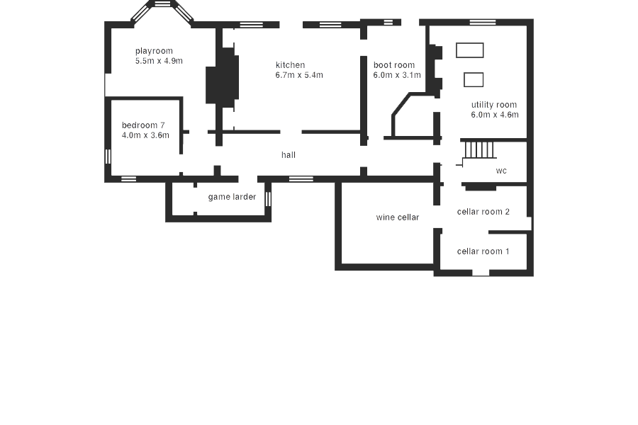 Belmont House - floorplan