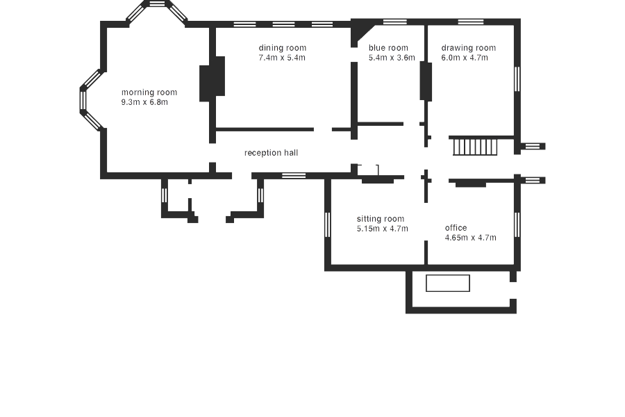 Belmont House - floorplan