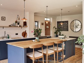 Bengeo - victorian cottage hertfordshire period family home navy kitchens - thumbnail