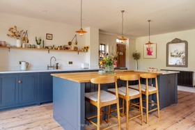 Bengeo - victorian cottage hertfordshire period family home navy kitchens - thumbnail
