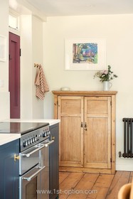 Bengeo - victorian cottage hertfordshire period family home navy kitchens - thumbnail