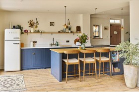 Bengeo - victorian cottage hertfordshire period family home navy kitchens - thumbnail
