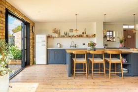 Bengeo - victorian cottage hertfordshire period family home navy kitchens - thumbnail