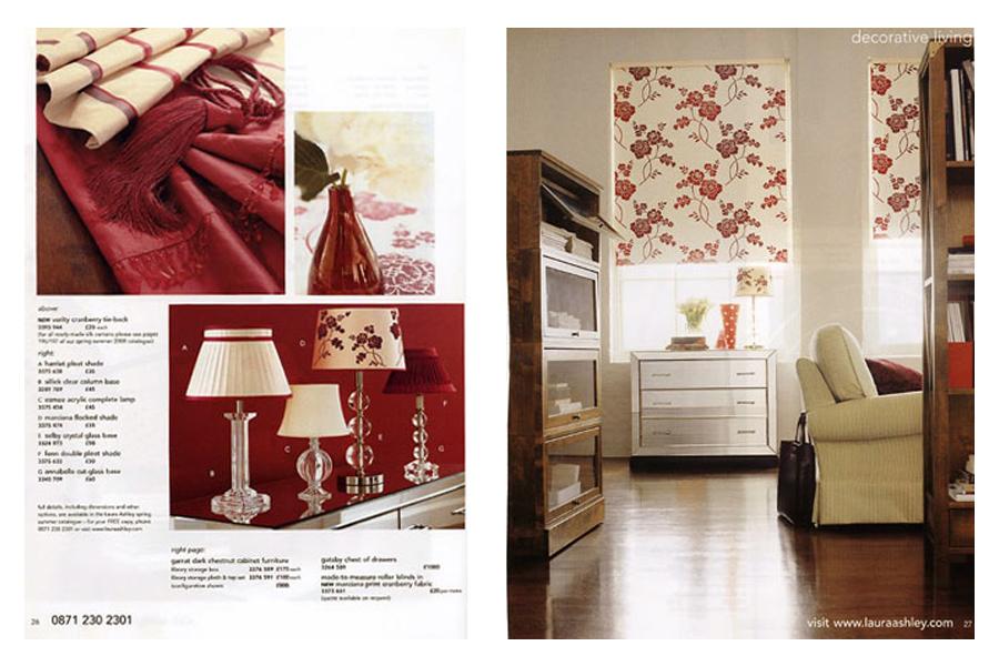 Blake House - tearsheet for Laura Ashley