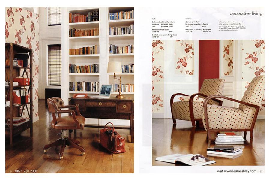 Blake House - tearsheet for Laura Ashley