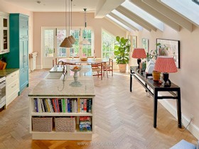 Blush - Victorian red family home kensal rise pastel house wallpaper  - thumbnail