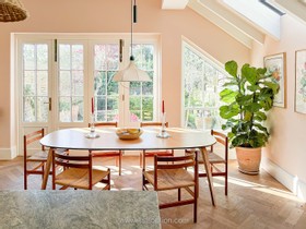 Blush - Victorian red family home kensal rise pastel house wallpaper  - thumbnail