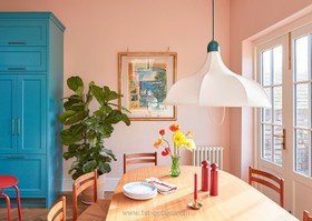 Blush - Victorian red family home kensal rise pastel house wallpaper  - thumbnail
