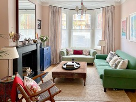 Blush - Victorian red family home kensal rise pastel house wallpaper  - thumbnail