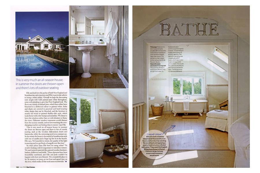 The Boathouse - tearsheet for Real Homes