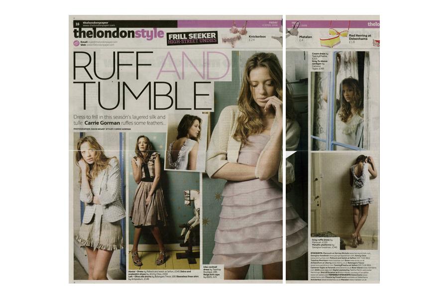 Brixton House - tearsheet for The London Paper
