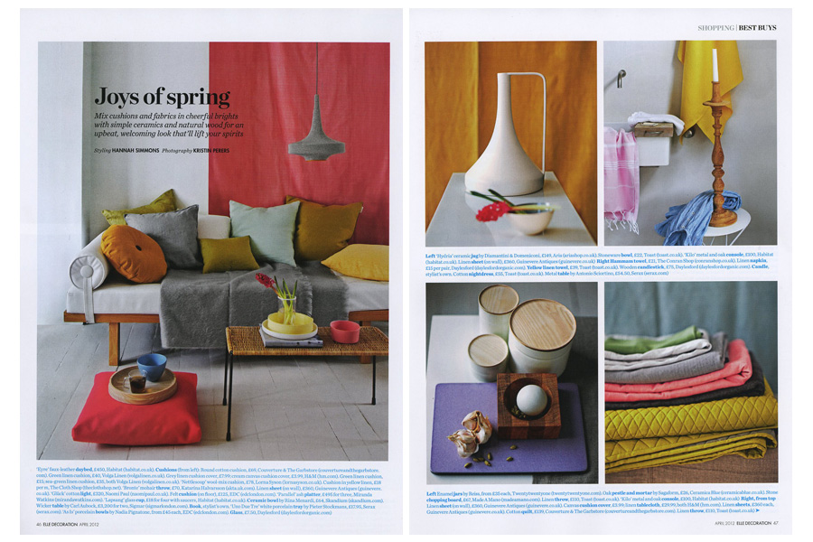 Chesterton Road - tearsheet for Elle Deco