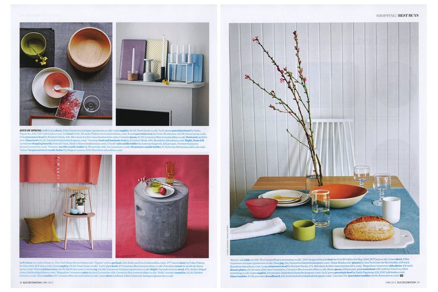 Chesterton Road - tearsheet for Elle Deco