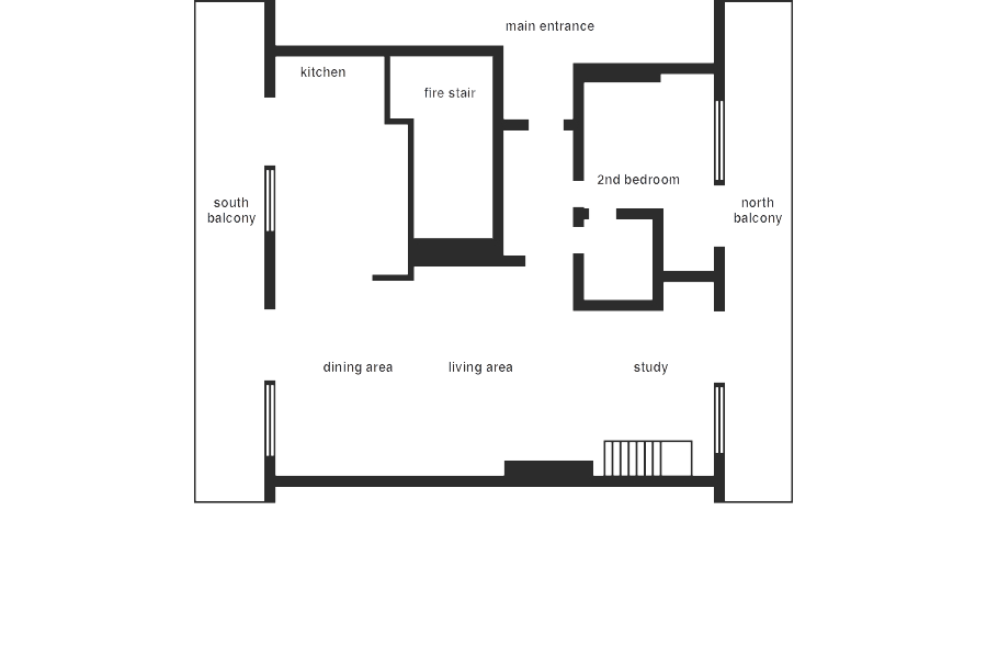 City Penthouse - floorplan