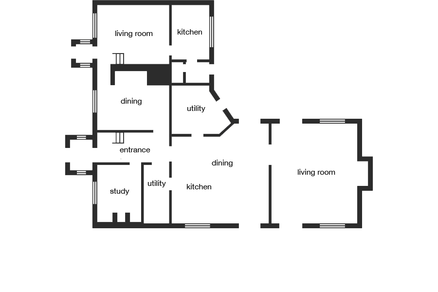 Coombe Farm - floorplan