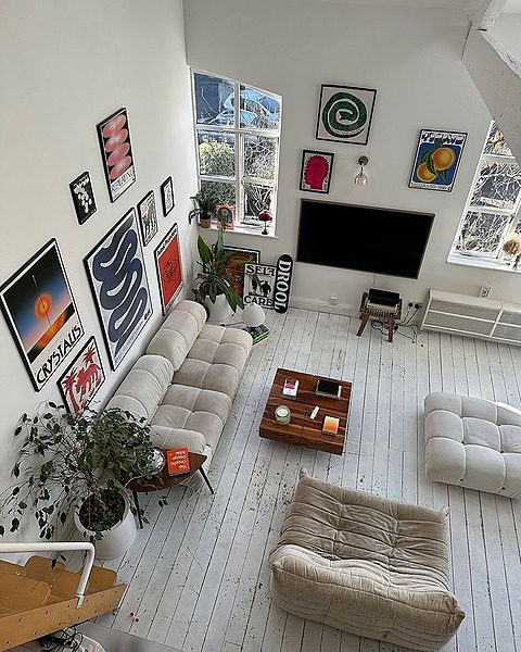 Coppola Loft - loft apartment dalston crittal windows warehouse conversion instagramable location marble - tearsheet for Drool Art