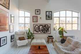 Coppola Loft - loft apartment dalston crittal windows warehouse conversion instagramable location marble - thumbnail