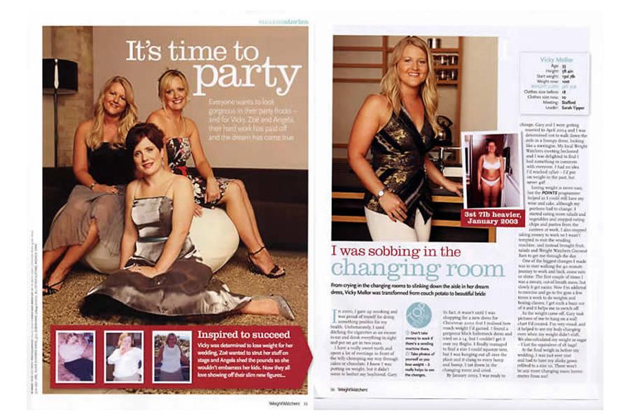 Dingley Place - tearsheet for Weightwatchers Magazine