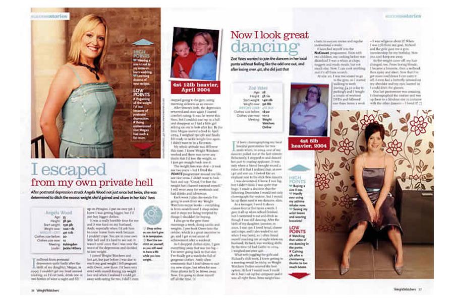 Dingley Place - tearsheet for Weightwatchers Magazine