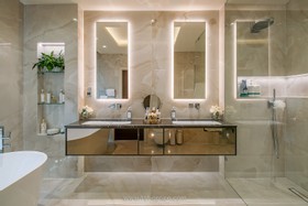 Elstree - modern house new build m25 open plan luxury luxe grand designs balcony hotel like bedroom - thumbnail