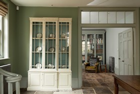 Flagstone - antique furniture wooden shutters breakfast bar wooden beams classic understated attic patio pergola fireplace - thumbnail