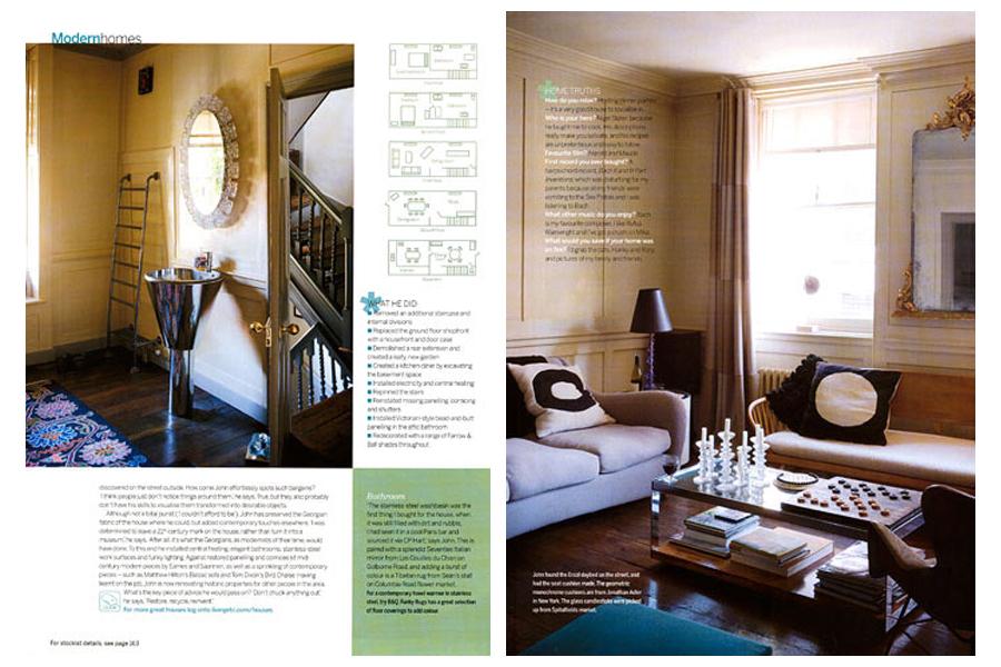 Fournier Street - tearsheet for Living etc