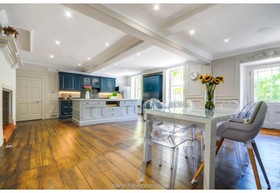 Garnon - kitchen island fireplace wooden flooring landscaped garden marble four post bed period features - thumbnail