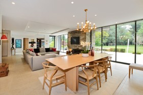 Graphite - modern kitchen island tiled floor games room exposed brick library gym pool bathtub - thumbnail