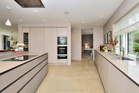 Graphite - modern kitchen island tiled floor games room exposed brick library gym pool bathtub - thumbnail