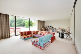 Graphite - modern kitchen island tiled floor games room exposed brick library gym pool bathtub - thumbnail