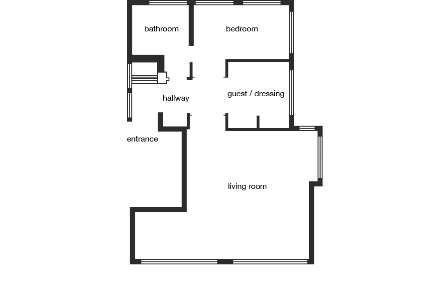 Great Sutton Loft - floorplan