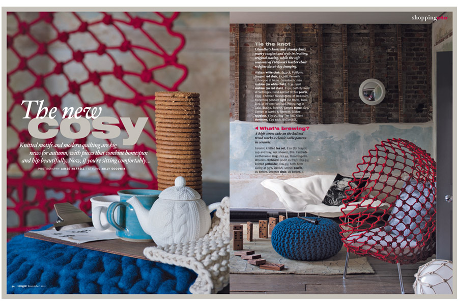 Henry VIII Boathouse - tearsheet for Living etc