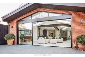 Hyde - roll top bath breakfast bar kitchen island skylight patio landscaped garden sliding doors modern renovated porcelain tile - thumbnail