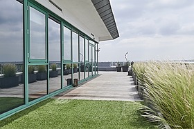 Kew Penthouse - kew penthouse modern minimalistic roof garden piano astro turf apartment - cover