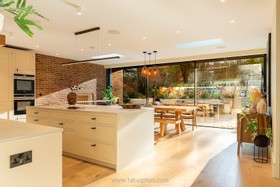 Kuku - mid-century home modern house exposed brick Mediterranean design location hire photoshoot filming london  - thumbnail