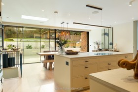 Kuku - mid-century home modern house exposed brick Mediterranean design location hire photoshoot filming london  - thumbnail