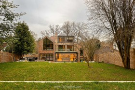 Kuku - mid-century home modern house exposed brick Mediterranean design location hire photoshoot filming london  - thumbnail