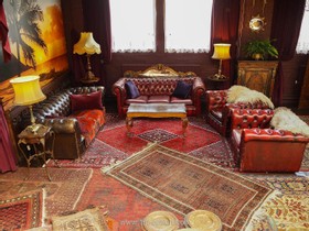 Lace Apartment North - Factory antique lace photoshoot studio location filming film photography shoot vintage style maximalist  - thumbnail