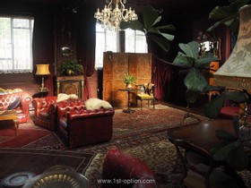 Lace Apartment North - Factory antique lace photoshoot studio location filming film photography shoot vintage style maximalist  - thumbnail