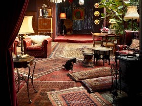 Lace Apartment North - Factory antique lace photoshoot studio location filming film photography shoot vintage style maximalist  - thumbnail