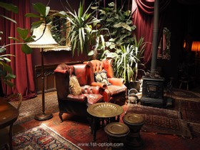 Lace Apartment North - Factory antique lace photoshoot studio location filming film photography shoot vintage style maximalist  - thumbnail
