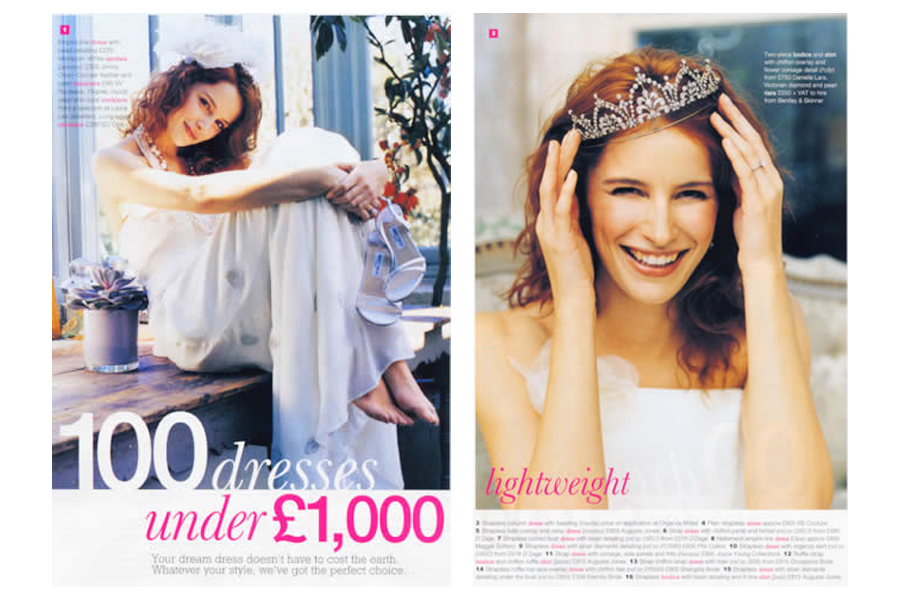 Mapesbury Road - tearsheet for Wedding Magazine