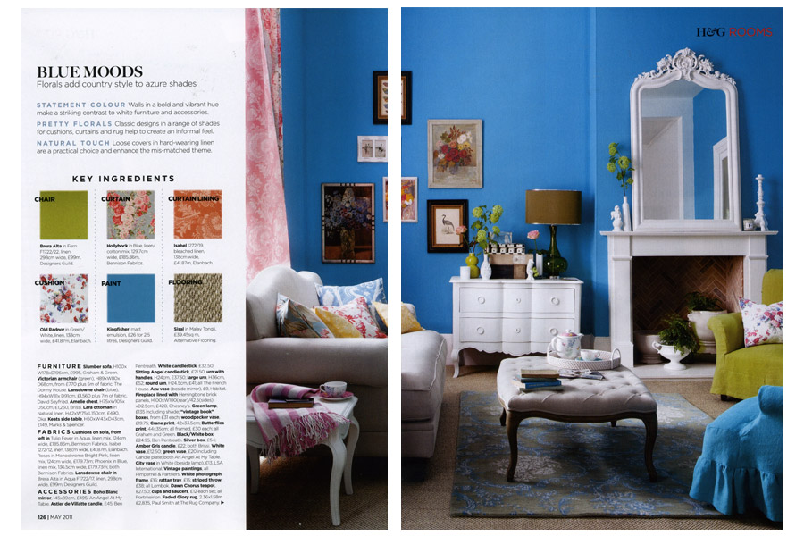 New Cross - tearsheet for Homes & Gardens