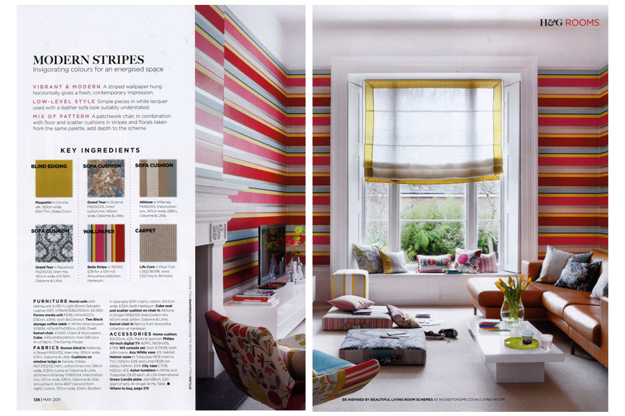 New Cross - tearsheet for Homes & Gardens