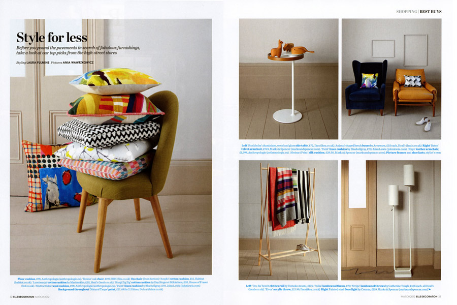 New Cross - tearsheet for Elle Deco
